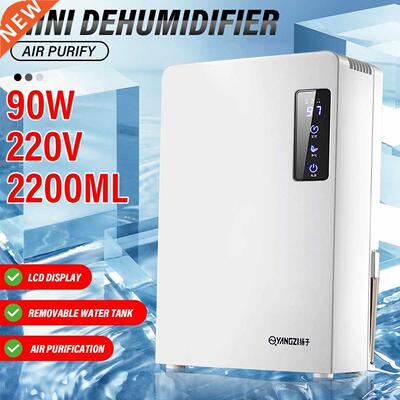 2.2L Electric Air Dehumidifier Home Air Dryer Air Purifier