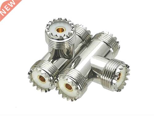 1Pcs UHF SO239 Female Jack to 2x UHF SO239 Female jack RF Ad