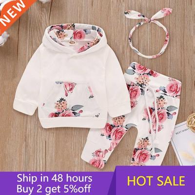 Toddler Baby Girl Clothes Set Newborn Girls Outfit White Poc