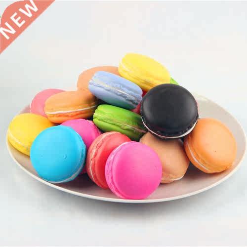 Simulation Macaron Pretend Toys Macaron Food Squishy Super
