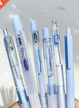 6pens Kawaii Gel Pen Color Highlighter Set School Students W