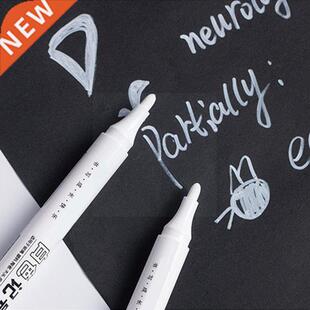 White Marker Pen, Quick-drying, Oily, Non-fading, Bold, Larg