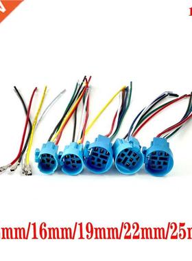 12mm 16mm 19mm 22mm 25mm cable socket for metal push button