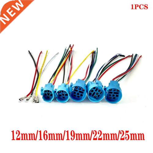 12mm 16mm 19mm 22mm 25mm cable socket for metal push button