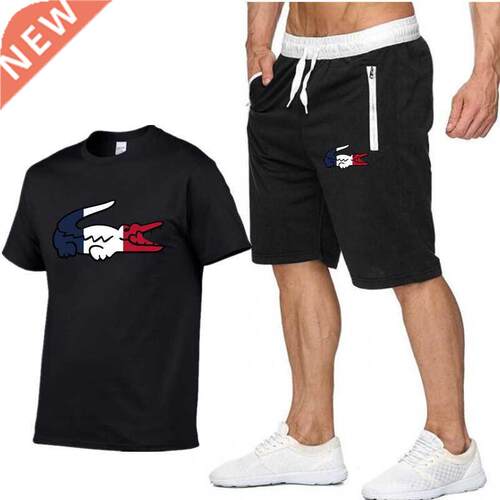 summe men tacksuit T-shit two-iece suit men's cotton sho