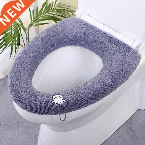 Winter Warm Toilet Seat Cover Washable Closestool Mat