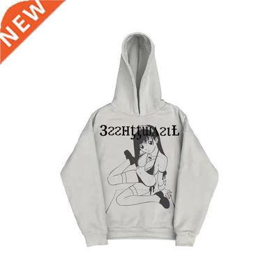 biggOrange Sweatshirts Vintage Grunge Punk Hooded Jackets Y2