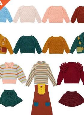 Kids Sweaters New Winter Misha Puff Boys Girls Knit High Qua