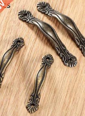 10Pcs Antique Brass Cabinet Knobs and Handles Furniture Fitt