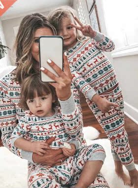 Christmas Clothing Set Children Clothing Christmas Family Pa