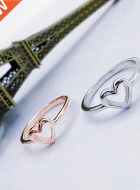 Hot Selling Hot Style Heart-aped Metal Friendip Ring