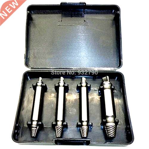 4pcs Carpenter Screw Bolt Extractor Guide Drill Removal Brok
