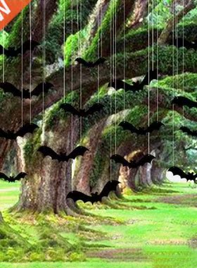 6Pcs Bat Pendant Eye-catching Convenient Widely Use Outdoor