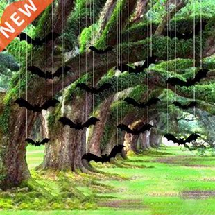 6Pcs Bat Pendant Eye-catching Convenient Widely Use Outdoor
