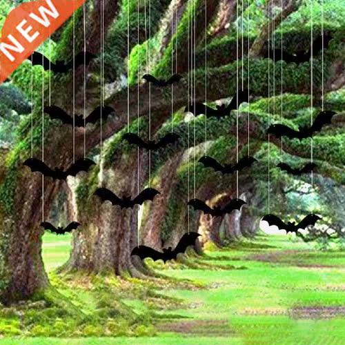 6Pcs Bat Pendant Eye-catching Convenient Widely Use Outdoor