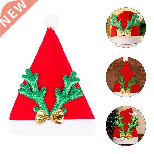 2Pcs Christmas Santa Hats Fashion Xmas Hats Comfortable