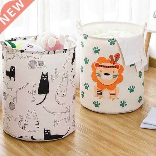 Baby Laundry Basket Sundries Storage Basket Foldable Toy Sto