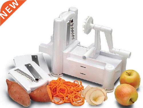 1PC 3 in 1 Hand-Cranked Spirality Fruit Chopper Vegetable