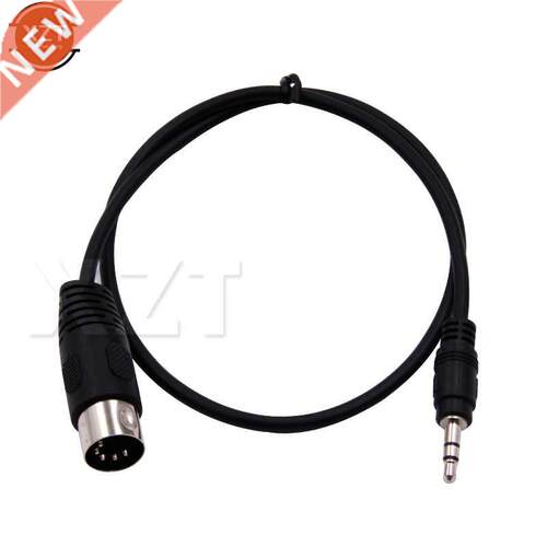 .5mm Stereo Jack Audio Cable Din to 5 Pin MIDI Male Plug 5