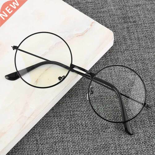Retro Round Frame Anti-blue Radiation Glasses Ultralight Men