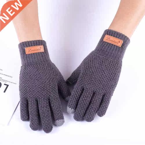 Winter utumn Men Knitted Gloves Touch Screen High Qulity M