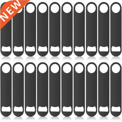 20 Pack Flat Bottle Opener Stainless Steel Beer Openers