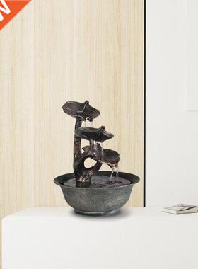 Water Fountan Flowng Feng Shu Water Waterfall ndoor