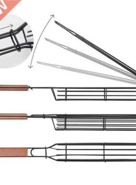 Portable Kabob BBQ Grilling Basket Stainless Steel Nonstick