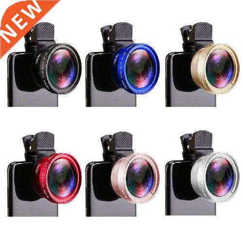 2 in 1 Lens Universal Clip Phone Lens Professional 37mm