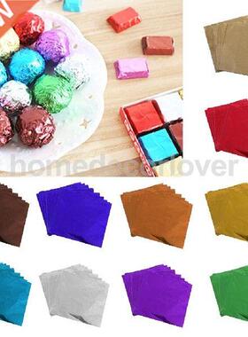 100Pcs of Chocolate Candy Sweets Wrapping Package Paper Alum