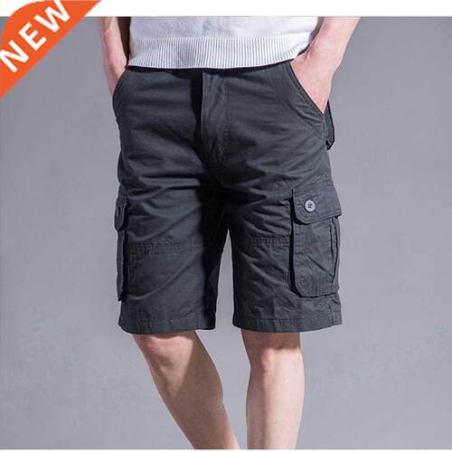 Cargo Shorts Men Summer Casual Mulit-Pocket Shorts 2022 Men