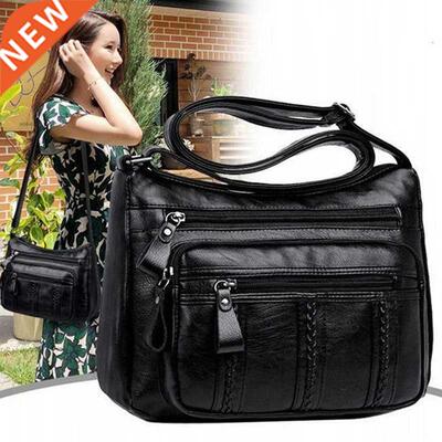 Women Crossbody Bag Soft Pu Leather Shoulder Bag Good Messen