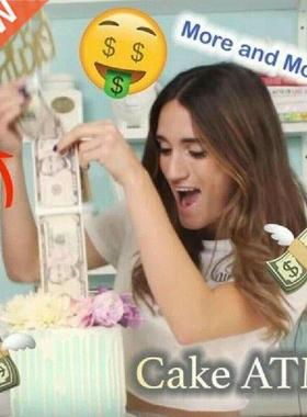 NEW Surprise Making Toy-Cake ATM-Happy Birthday Cake Topper