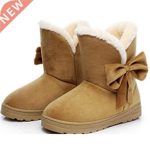 Women Snow Boots Winter Shoes Warm Casual Fur Ankle Female B