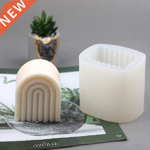 Silicone Candle Mold U-shaped Rainbow Bridge Arch