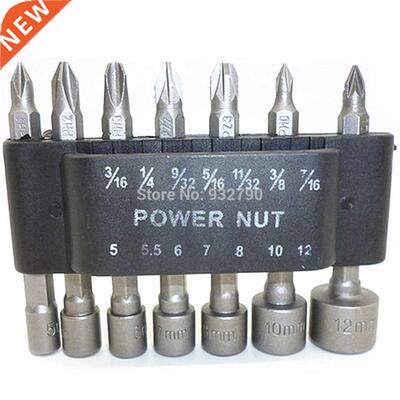 14x Socket Nut Driver Screw Driver Nutdriver Insert Bit 5mm