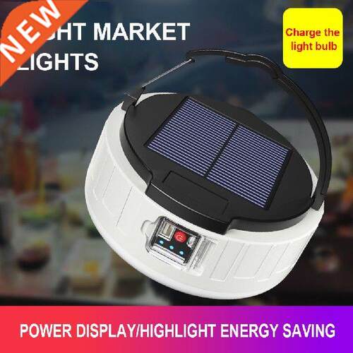 3000 Lumens Solar Tent Lamp LED Fishing Lamp 1800/3600mAh