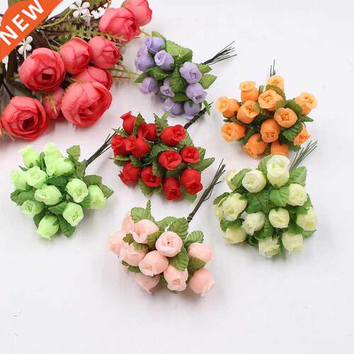 Mini Rose Bouquet Wedding Home Decoration Craft Card Gift DI