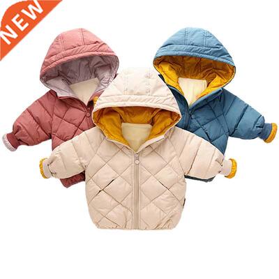 2022 Boys Jackets Children Hooded Outerwear Girls Warm Jacke