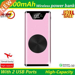 80000mAh Wireless Fast Charging Portable Power Bank with Dig