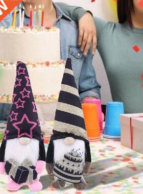 Happy Birthday Cake Gift Box Gnome Tomte Nisse Swedish Elf