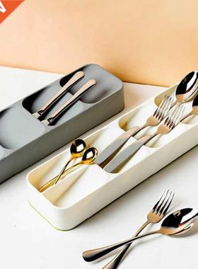 Cutlery Storage Tray Knife Block Holder Tableware Organizer
