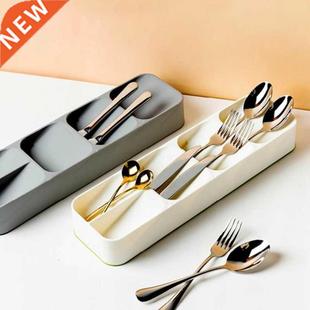 Cutlery Storage Tray Knife Block Holder Tableware Organizer