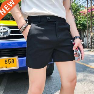 2022 Summer Slim fit Faion Solid Straight orts Men Cloth