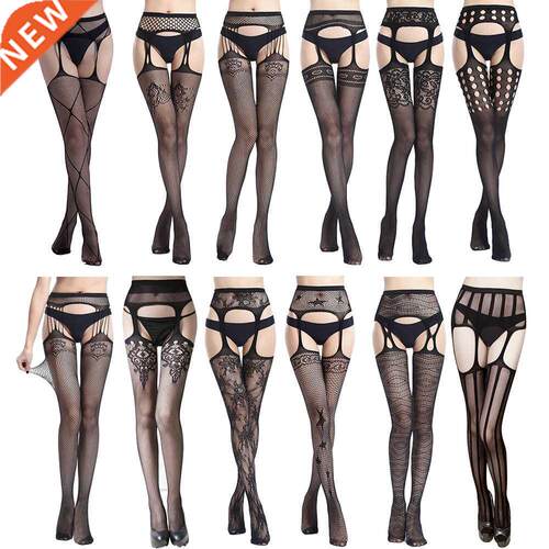 Plus Size Summer Lace Top Thigh High Tights Fishnet