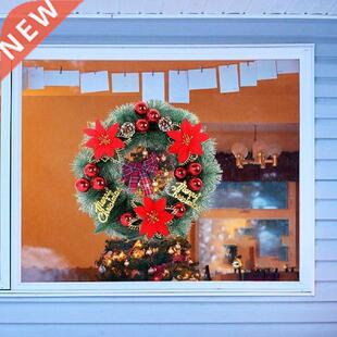 Glitter Scene Lyout Wll Decor Hnging Merry Xms