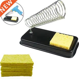 Electric Soldering Iron Stand Holder with Welding Cleaning S