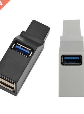 USB2.0 3.0 Fast Data Transfer 3-Port Splitter Hub for PC Mob