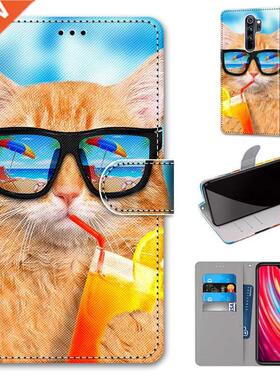 For Xiaomi Redmi Note 8 Pro 8T 8 t 8A case leather flip case