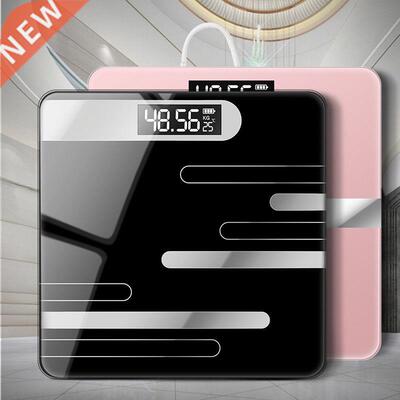 Weight Scale LCD Display Glass Bathroom Body Floor Scales Ba